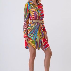 Tropical Peek-a-Boo Dress